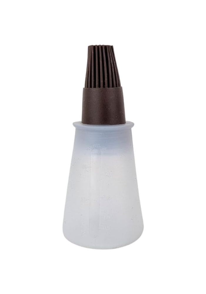 Daiso Silicone Brush Bottle - Brown - Image 1